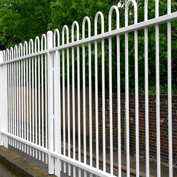 PVC coated curved top fence