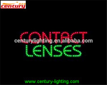 CONTACT LENSES animated led sign