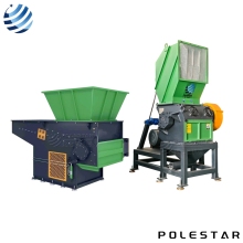 Shredder & Crusher Machine For Wasted Plastic Material Recycling