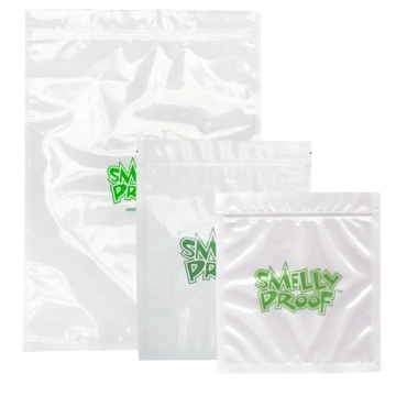 Tear Puncture Resistant Smelly Proof Stand Up Zip Pouches
