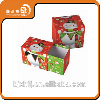 Christmas custom drawer gift paper box