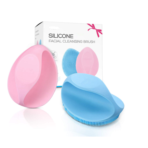 Silicone Face Brushes Exfoliating and Massage Silicone Face Scrubber Manufactory