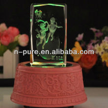 Colorful Twelve 3D Laser Constellations Crystal Gifts