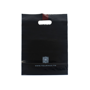 Black PO Flat Bottom Packaging Bags