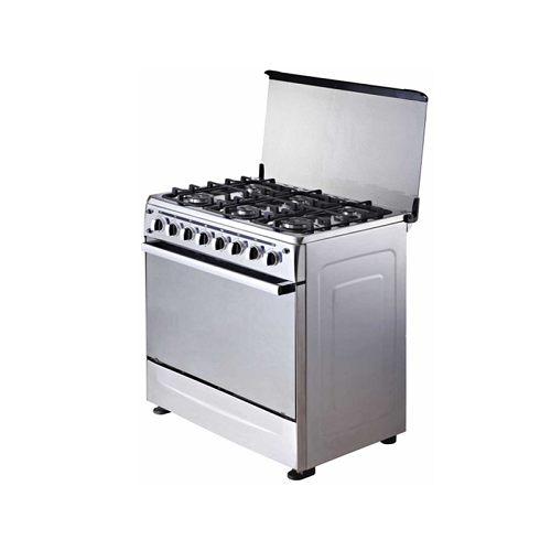 Forno a gas in acciaio inossidabile completo con 6burner