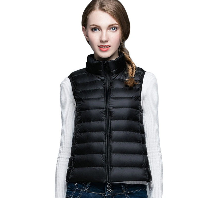 Fashion Winter Colorful Coat Warm Lightweight Storable Puffer Duck Down Jacket