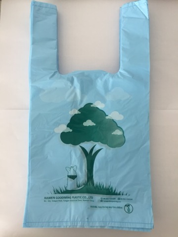 HDPE plastic Handle DOG POO BAG