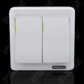 AM86 2 Gang Big Plate Switch