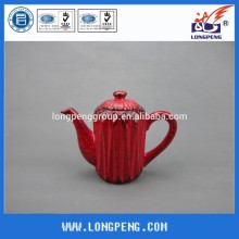 Decorative Red Ceramic Teapot