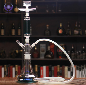 Hand made COE 3.3 borosilicate glass hookah HK03