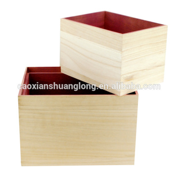 unique new design cheap unfinished mini wooden crate