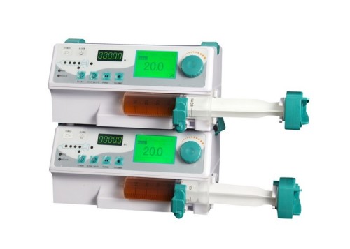 CE Approved Stackable Syringe Pump (8 channels) with Drug Library & Infusion Record Aj-P900g