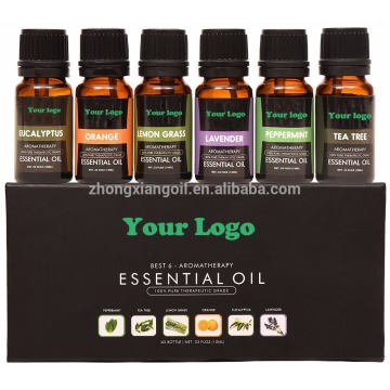 Set de regalo de 10 ml de aceite esencial orgánico