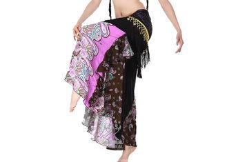 Patchwork Long Belly Dance Skirts Practice Wear in Multiple