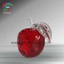 crystal apple figurine