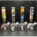 Novel Glass Beaker Bongs with Cartoon Characters