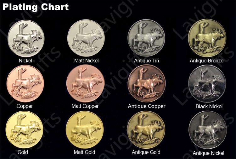 popular custom 3D rare copper coins