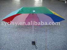 several colored umbrella
