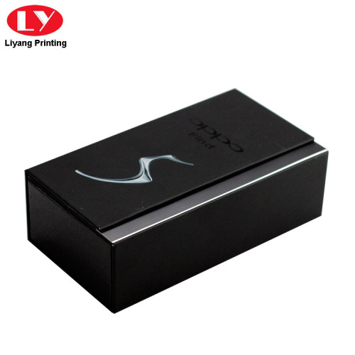 Magnet Black Paper Cellphone Gift Box