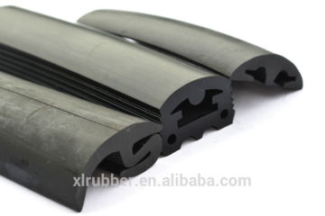 Extruded rubber seals strip for equipment cabinet