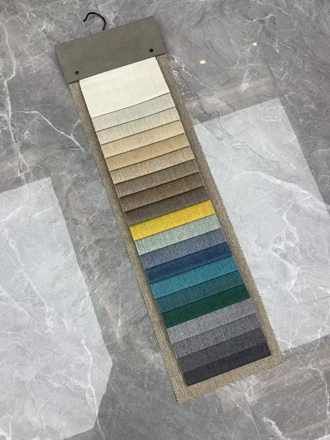 پارچه کتانی راه راه سبک و مطبوع برای مبل Light and Airy Striped Linen Fabric for Sofa