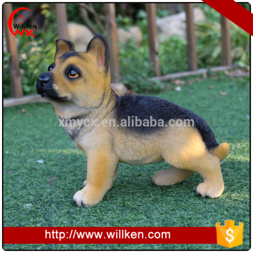 Statues yard art resin animal pup wolf dog decoration