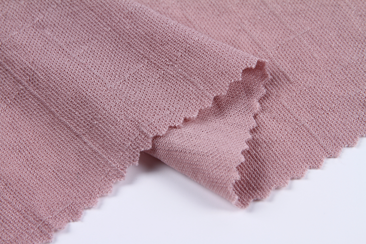 Cheap factory price wholesale textiles jacquard garment compound rayon nylon blend knitted viscose jersey fabric for clothing