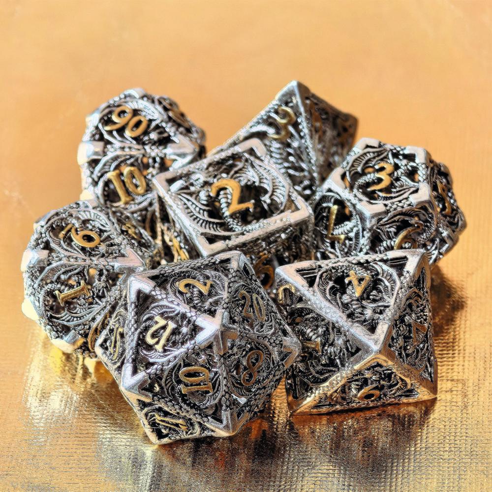 Pathfinder Rpg Shadow Run Dnd Metal Dice Set