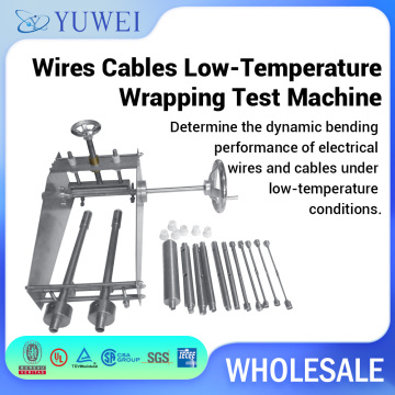 IEC 60811-1-4 Wires Cables?Low-Temperature Wrapping Test Machine Wrapping Strength Test
