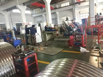 Steel Silo Corrugated Sheet Roll Forming Machine