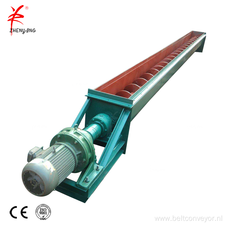 Shaftless sand screw conveyor machine