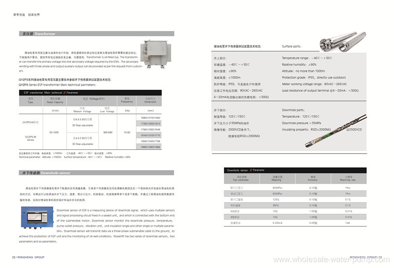 Submersible Pump Spare Parts