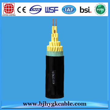 Coppper Conductor PVC Cable de control aislado