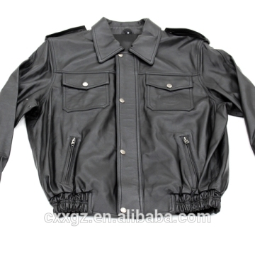 ARMY OFFICER LEATHER JACKET WINTER LEATHER CLOTHING