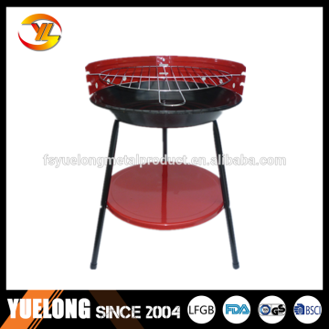 14'' Charcoal Barbeque Grill, Simple Indoor Charcoal Barbeque Grill