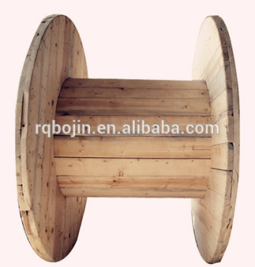 Large empty wooden cable spools for sale