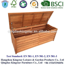 wooden garden storage chest