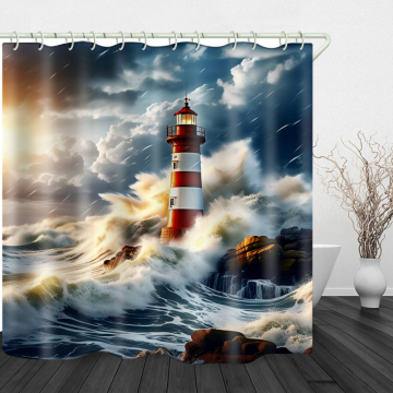 printing weighted shower curtain