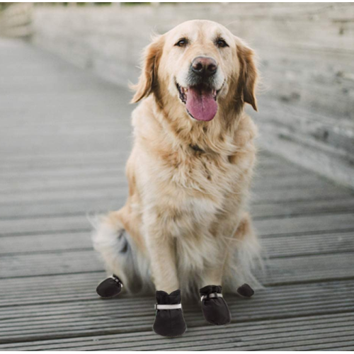 Köpek ayakkabı su geçirmez köpek çizmeler