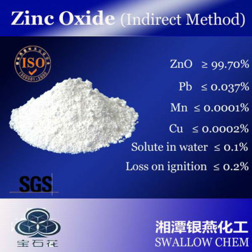 indirect zinc oxide powder 99.7%