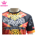 Maglia da rugby sublimata su misura