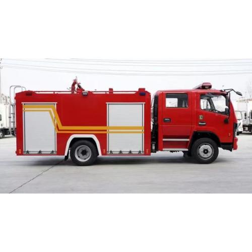 4x2 camión de lucha contra incendios con motor