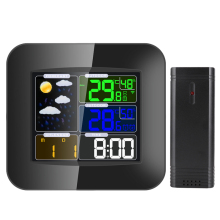 Wireless Weather Station with Remote Indoor/Outdoor Sensors and Digital Forecast