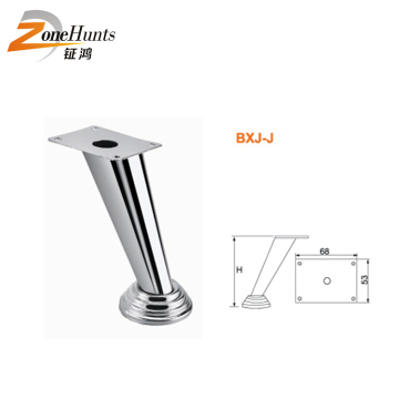 Contemporary Slanted Metal Sofa Legs for Leather Sofas