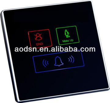 hotel electronic doorplate,hotel doorbell control panel