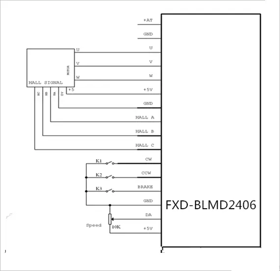 BLDC Motor Controller (BLMD-2406)