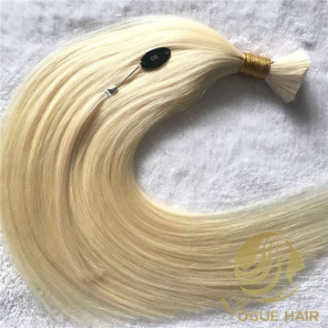 #60 raw material bulk hair extensions