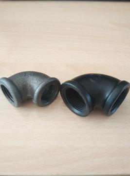 black cast Iron Equal 90 Degree Elbow