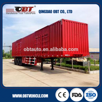 13 Meter Corrugation Plate Three Axle Van Semi Trailer