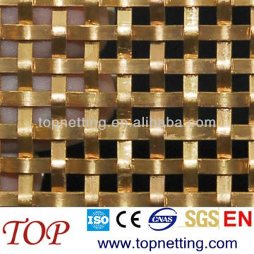 pre-crimped flat wire woven mesh screen/ decorative mesh screen